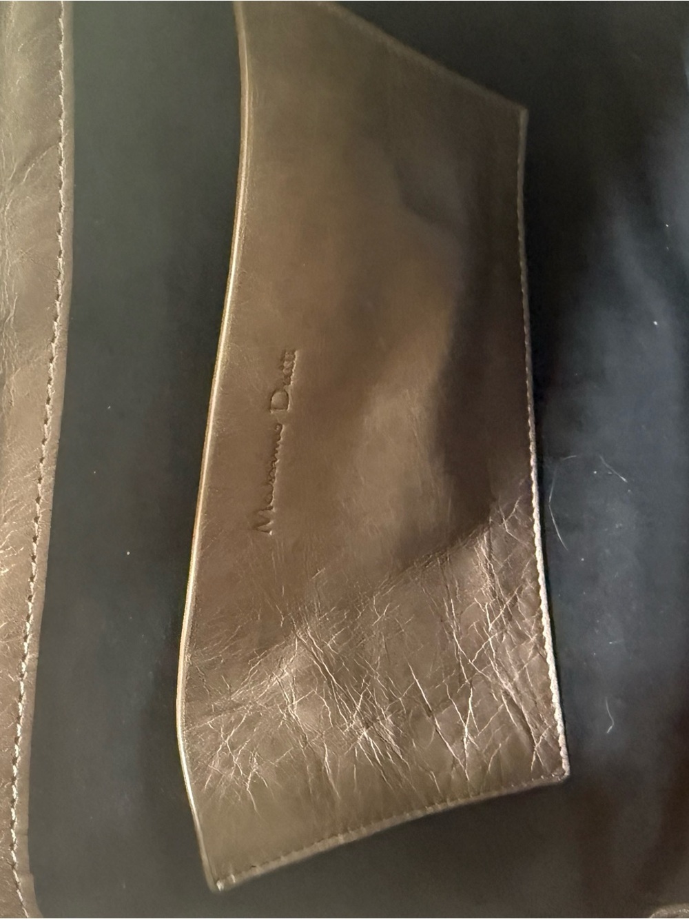 Massimo Dutti small leather bag in Taupe - Picture 4 of 6